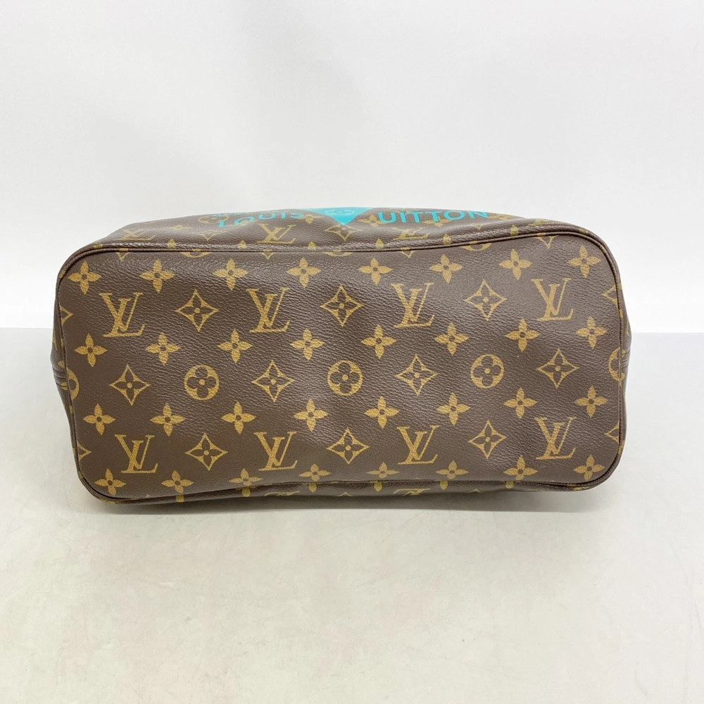 LOUIS VUITTON Brown Monogram Neverfull MM Tote Bag - Picture 3 of 11